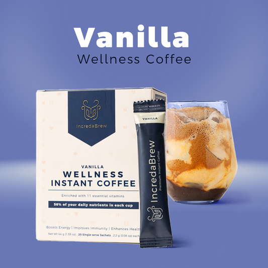 Vanilla Wellness Instant Coffee + Free Frother