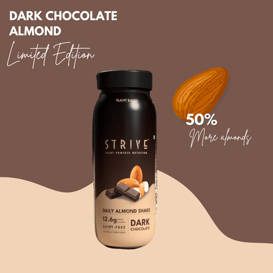 Dark Chocolate Almond shake - Strive - Wildermart