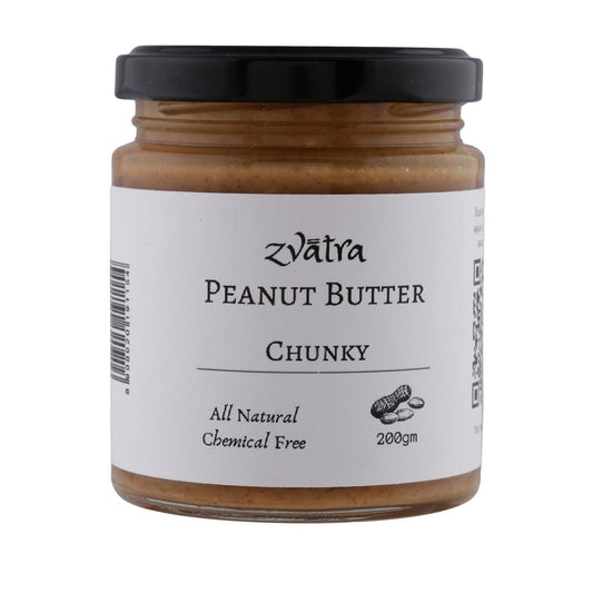 Peanut Butter - Chunky - Sweetened with Jaggery - Wildermart
