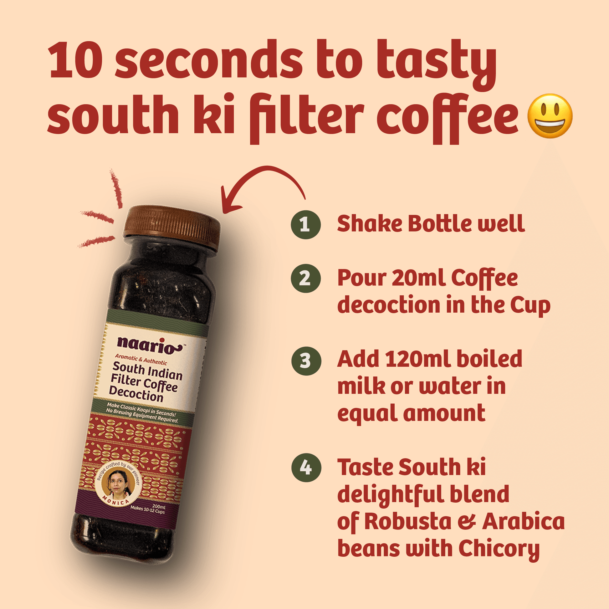South Indian Filter Coffee - Naario - Wildermart