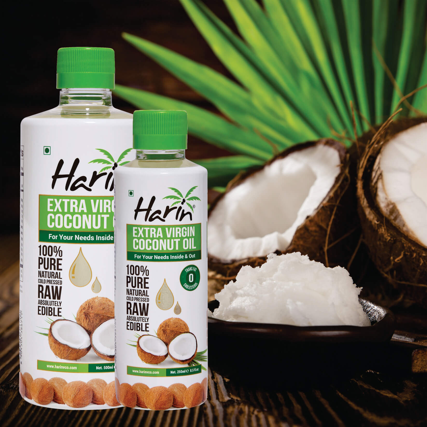 Extra Virgin Coconut Oil-Harin-1000 ml