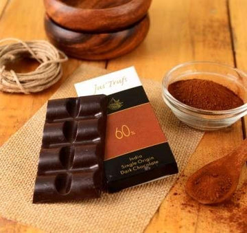 60% Dark Chocolate Bar - Artisanal Flavours - Wildermart