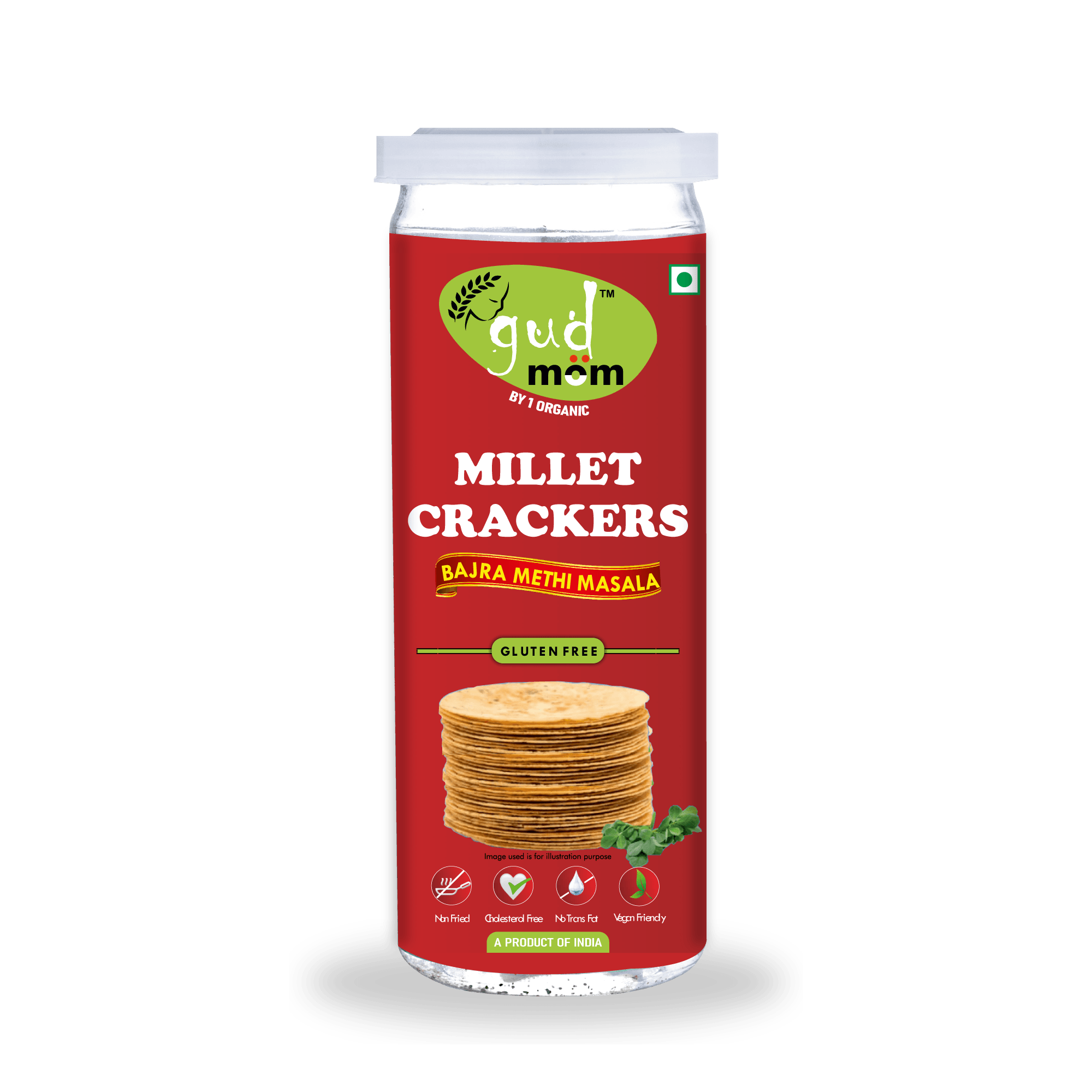 Bajra Millet Crackers - Methi Masala - Wildermart