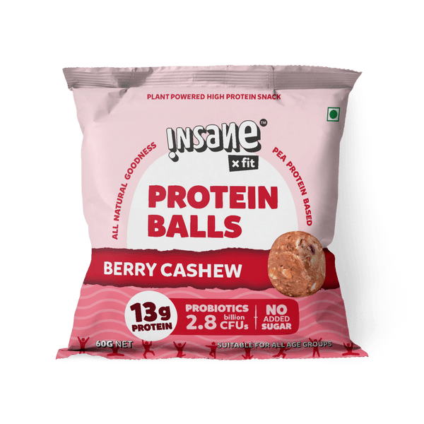 Berry Cashew Protein Balls - Wildermart