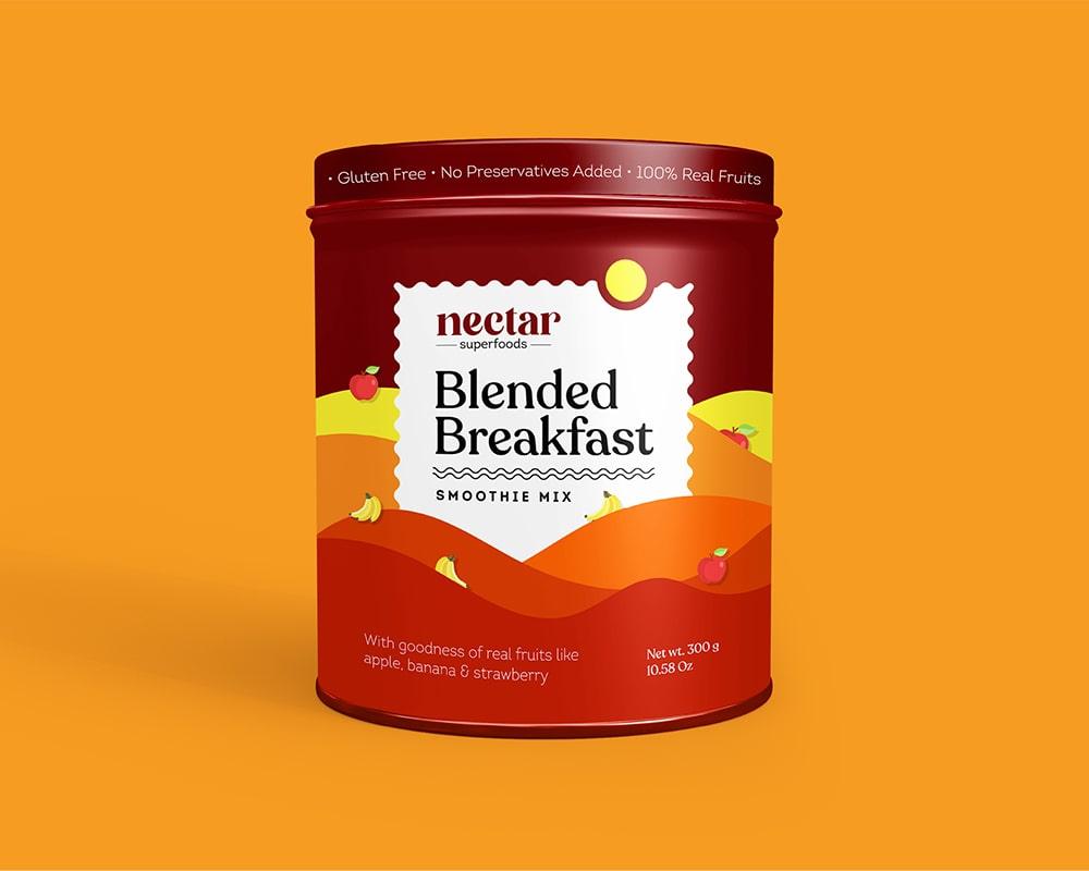 Blended Breakfast Smoothie Mix - Freeze Dried - Wildermart