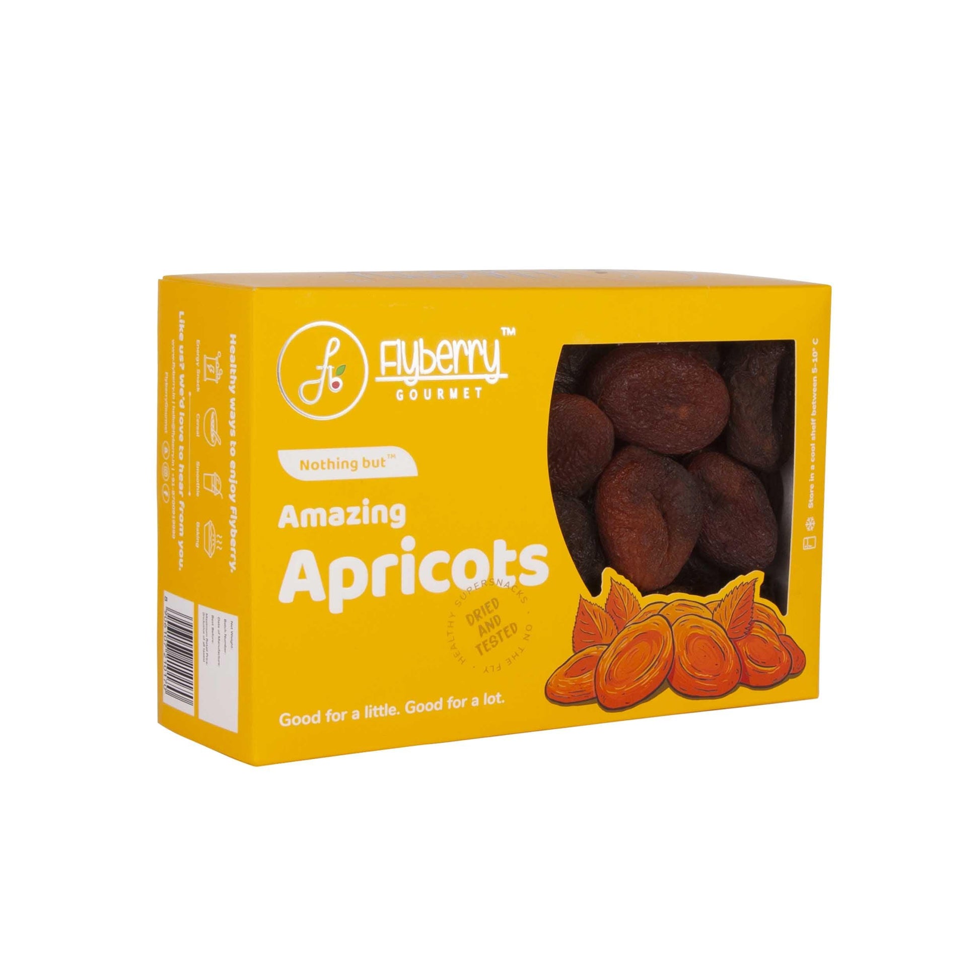 Flyberry Dried Apricots (Unsulphured) - Wildermart