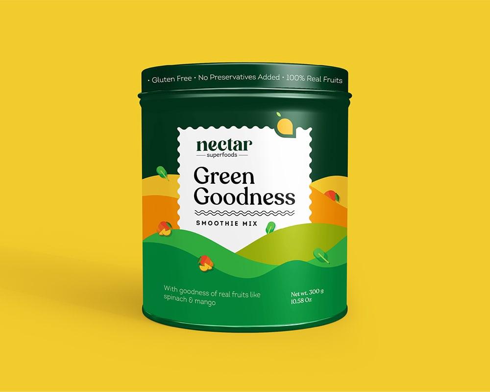 Green Goodness Smoothie Mix - Freeze Dried - Wildermart