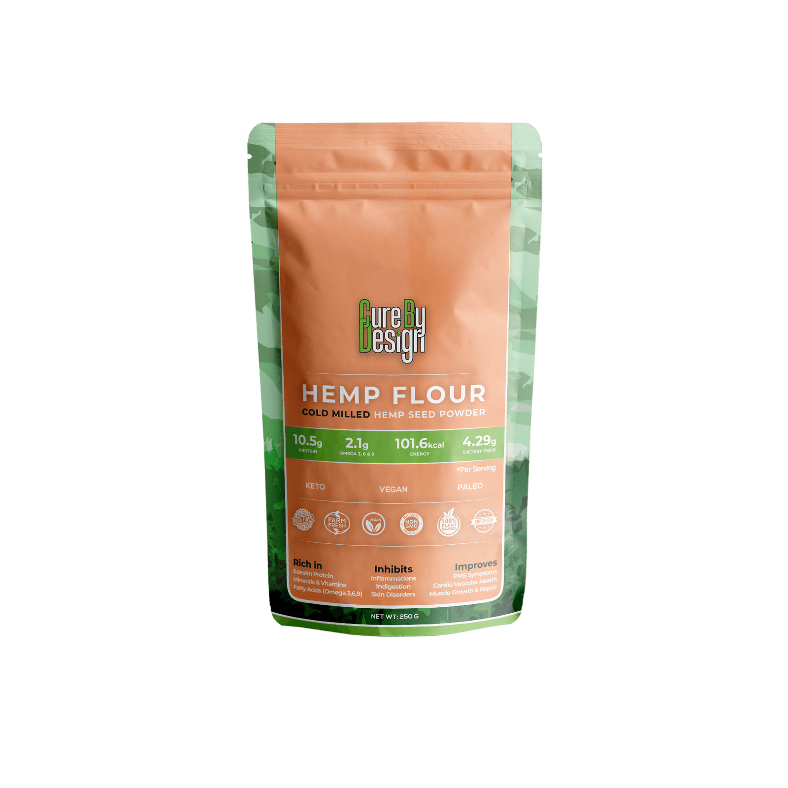 Hemp Seed Flour - Cure By Design - Wildermart