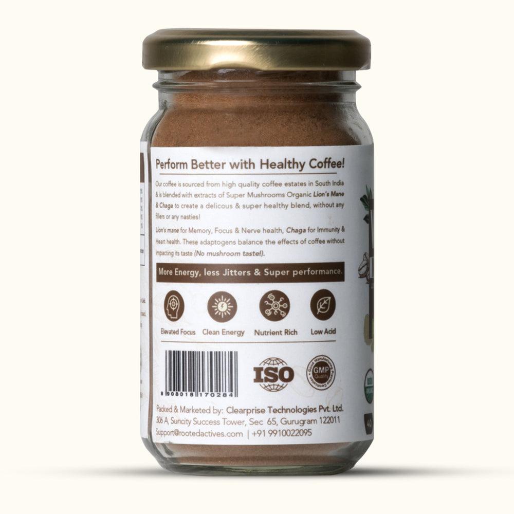 Instant Arabica coffee - Superfood Mushrooms - Wildermart