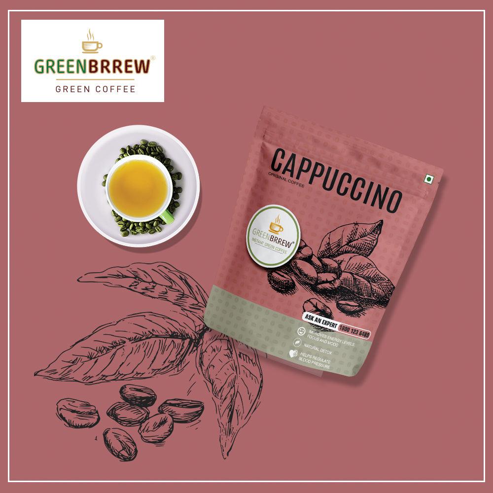 Instant Green Coffee - Cappuccino Flavor - Wildermart