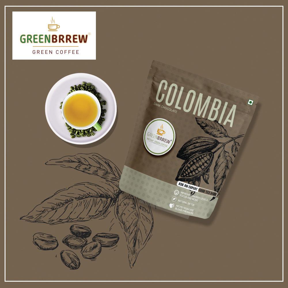 Instant Green Coffee - Dark Chocolate Flavor - Wildermart