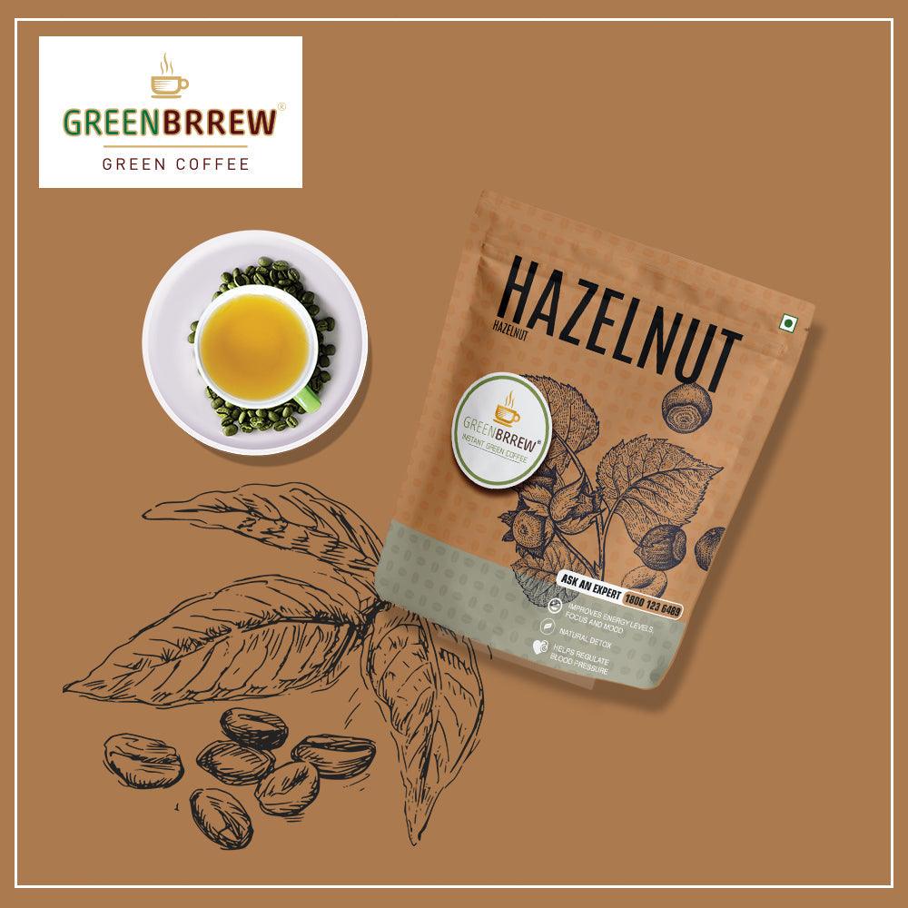 Instant Green Coffee - Hazelnut Flavor - Wildermart