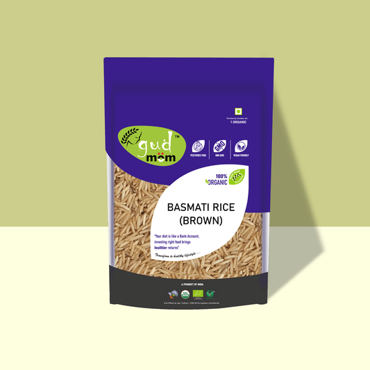 Organic Brown Basmati Rice - Wildermart