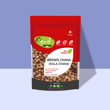 Organic Brown Chana (Kala Chana)-Gudmom-500 gm