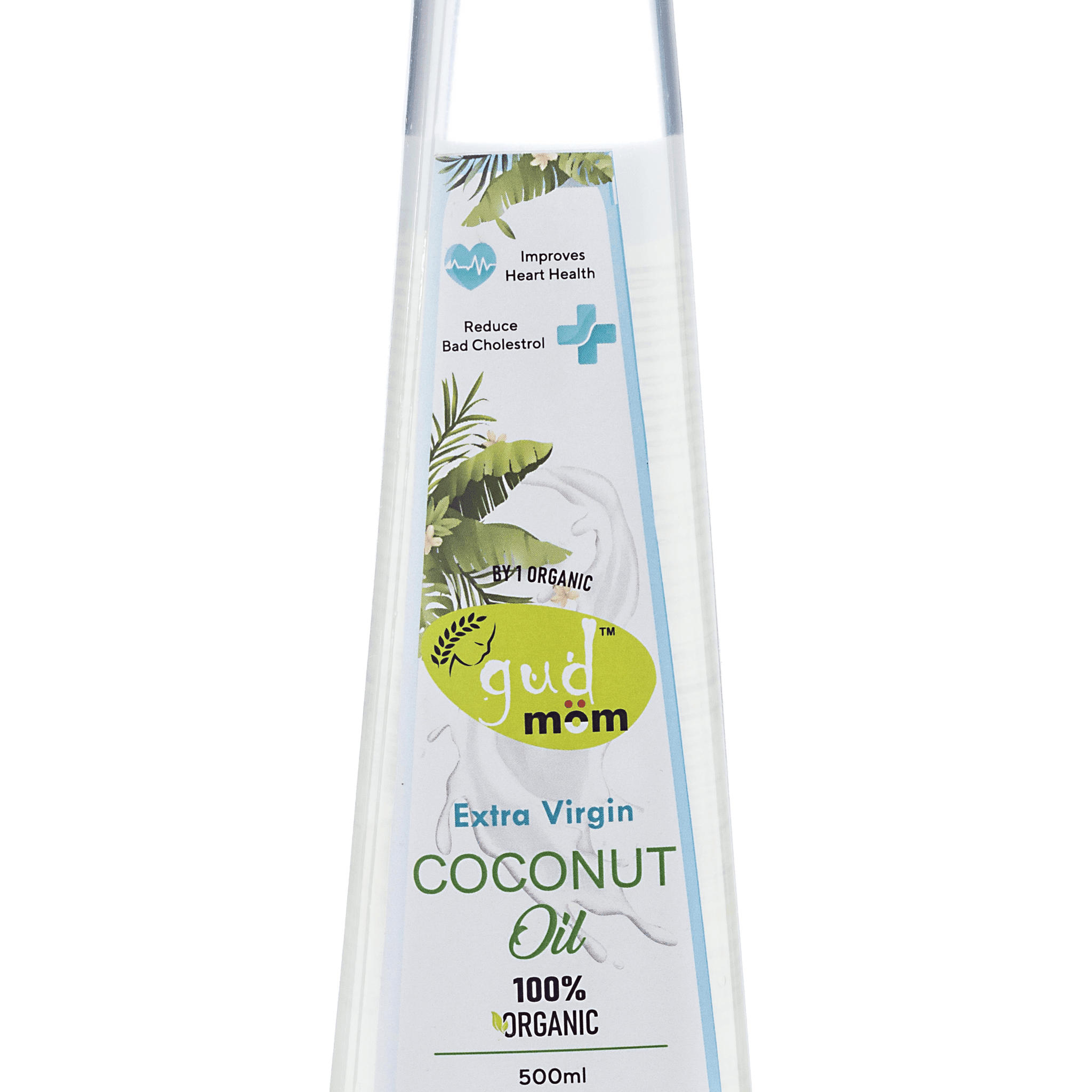 Organic Cold Pressed Extra Virgin Coconut Oil-Gudmom-500 gm