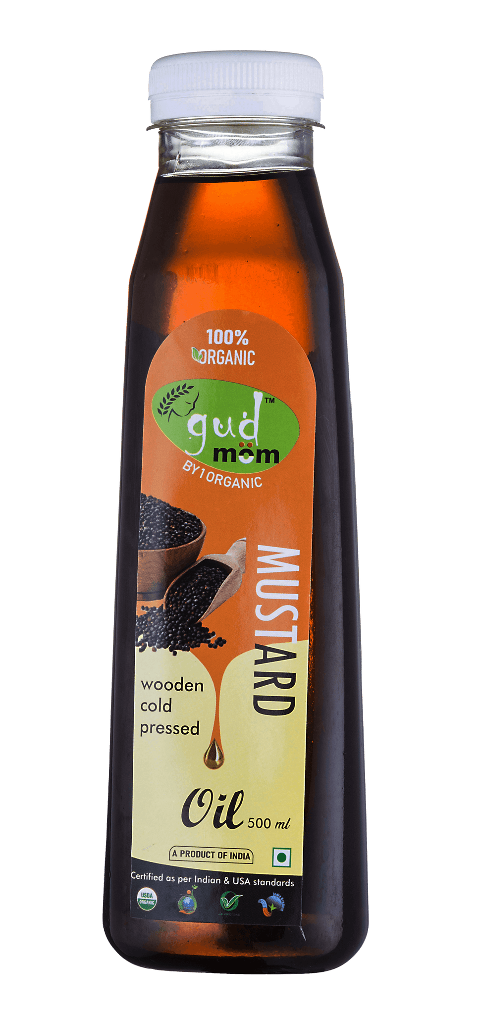 Organic Cold Pressed Mustard Oil - Wildermart