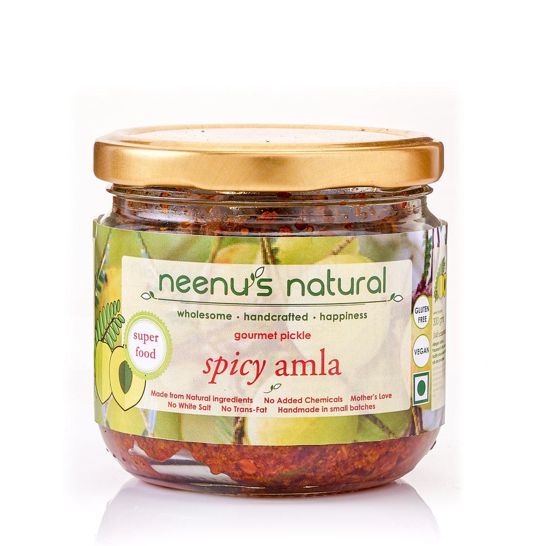 Spicy Amla Pickle - Neenus - Wildermart