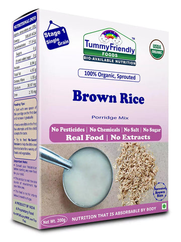 Sprouted Brown Rice Porridge Mix - Wildermart