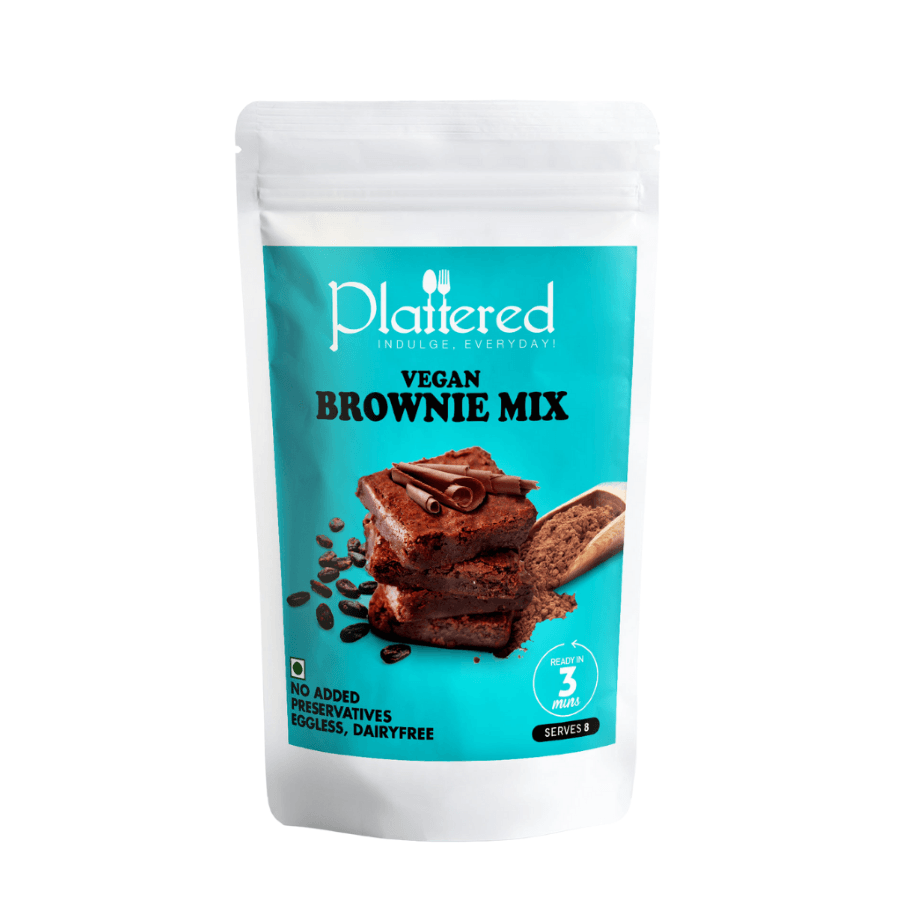Vegan Brownie Mix + Vegan Choco Mug Cake Mix | EGGLESS - Wildermart