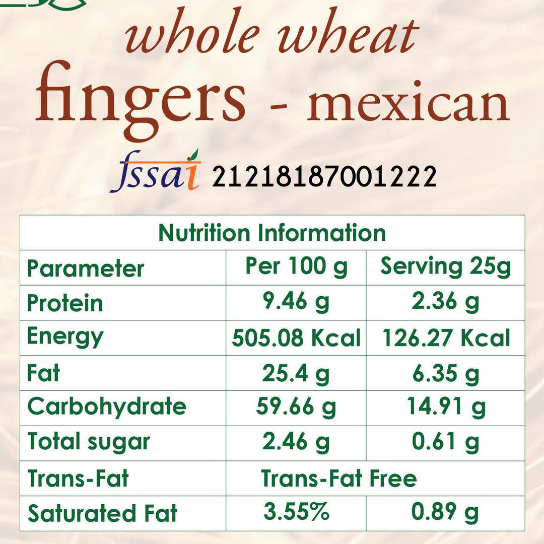 Whole Wheat Mexican Fingers - Wildermart