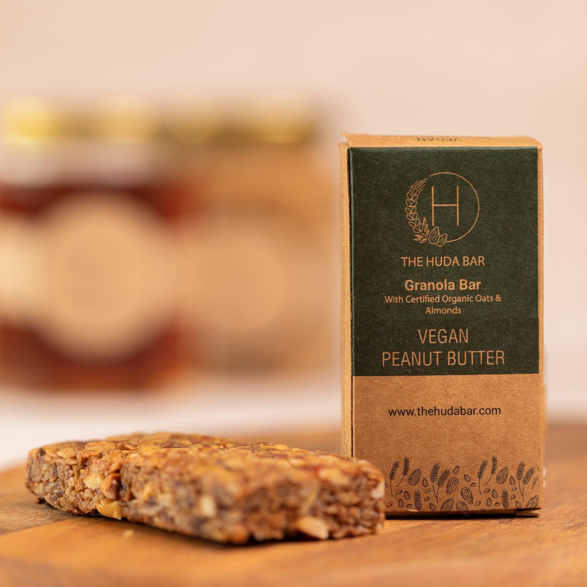 Granola Bars: Vegan Peanut Butter (Pack of 5) - Wildermart