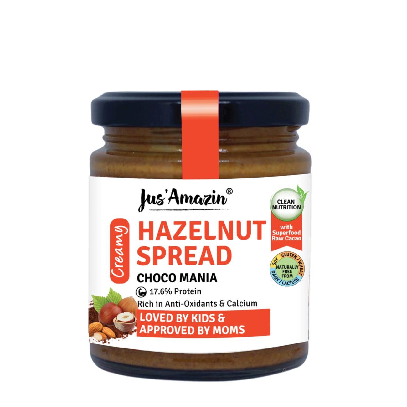 Hazelnut Spread Creamy - Jus Amazin - Wildermart