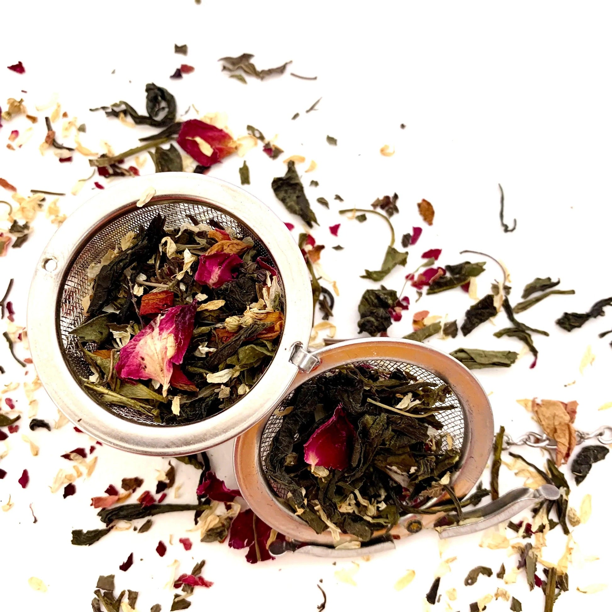 Organic First Flush Chamomile Mint Rose Green Tea - Whole Leaf - Wildermart