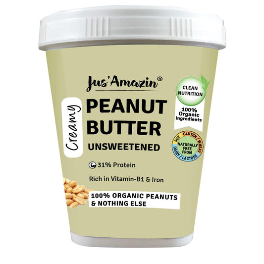 Organic Peanut Butter Unsweetened - Wildermart