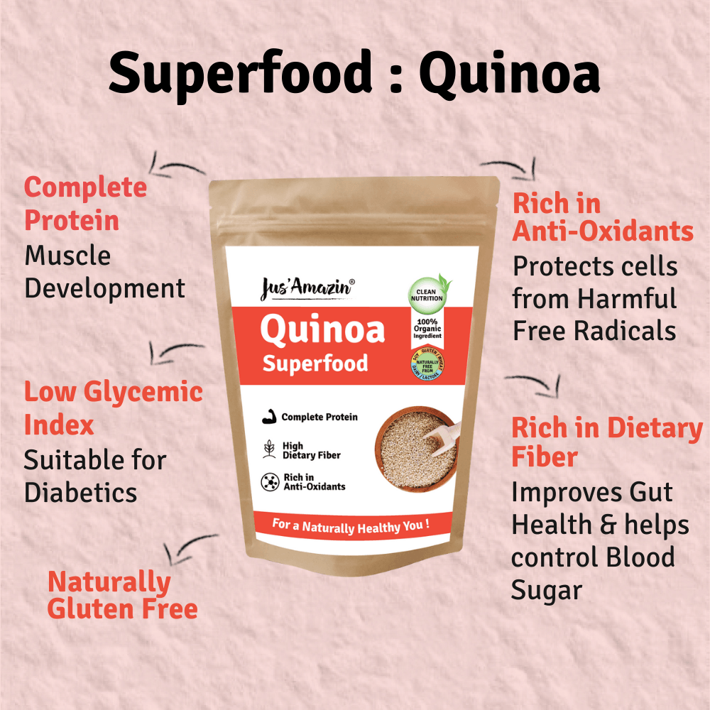 Organic Quinoa - Jus Amazin - Wildermart