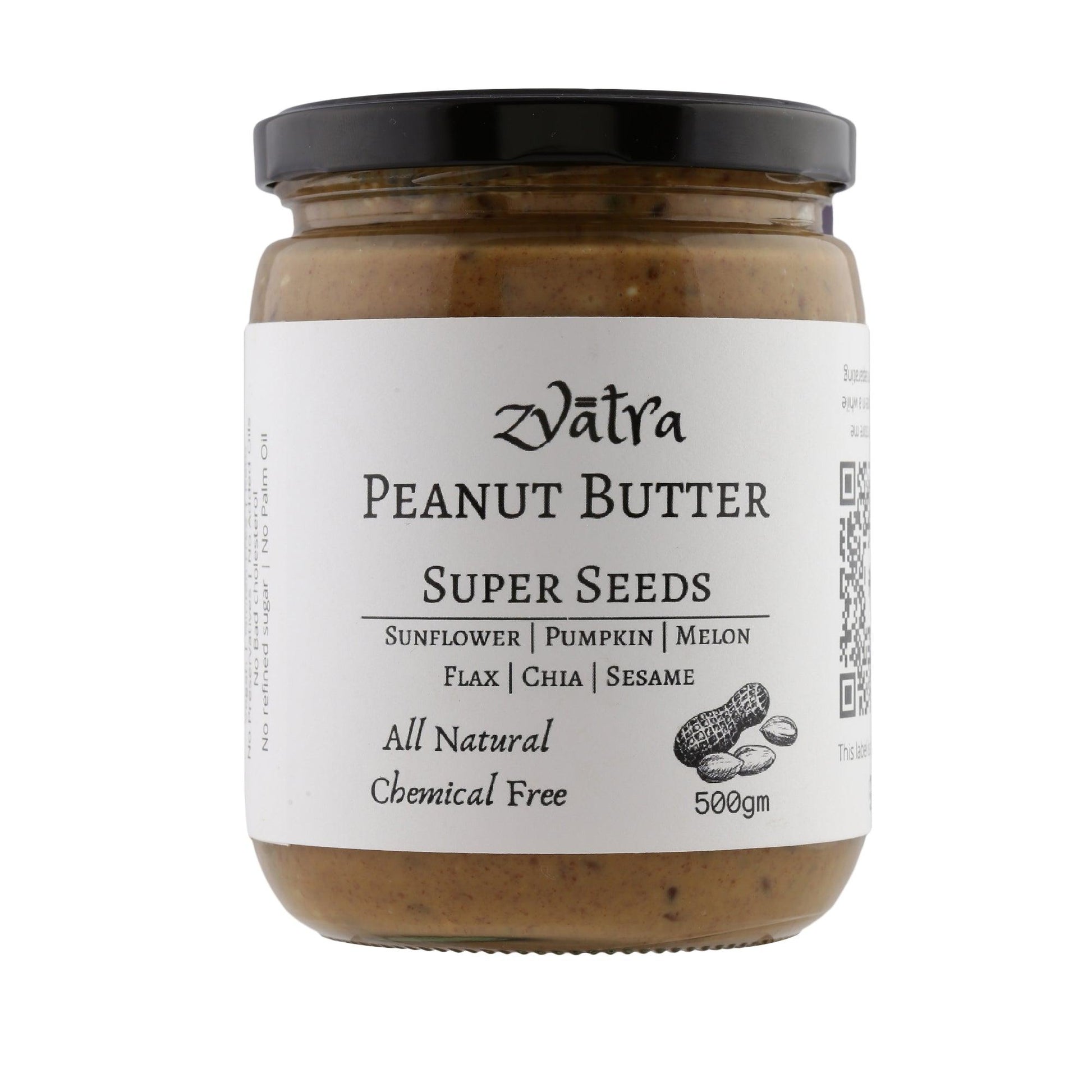 Peanut Butter - Super Seeds - Sweetened with Jaggery - Wildermart